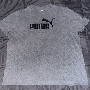 Puma Gray Short Sleeve T-Shirt